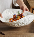 Irregular ceramic plate